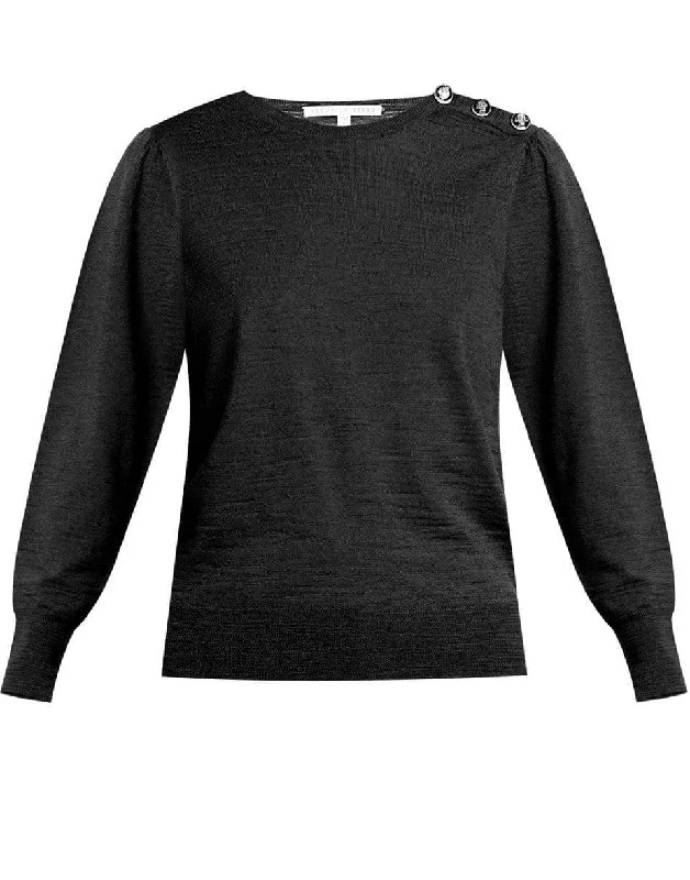 PulloverribbedGrayden Pullover - Black