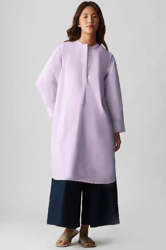 Relaxed Weekend Tunic : Lavender StoneTunicTopCoral