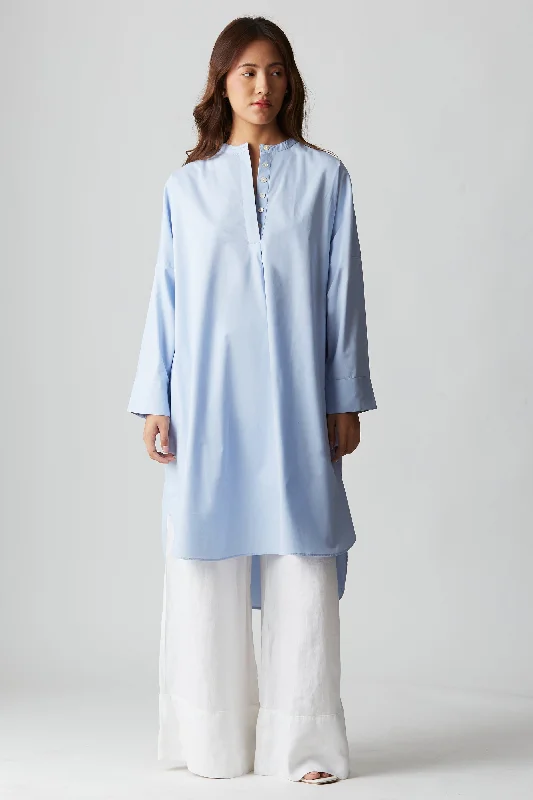 Relaxed Weekend Tunic : SkyTunicTopSapphire