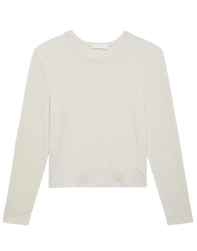 PullovertailoredRibbed Pullover Top