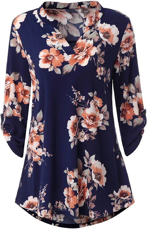 NAVY FLORAL