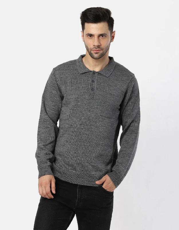 PulloverwaterproofMen Woolen Collar Neck Pullover