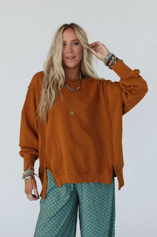 PullovertailoredAsha Pullover Top - Camel