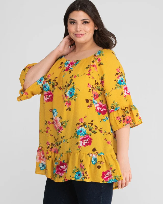 Yellow Floral Print