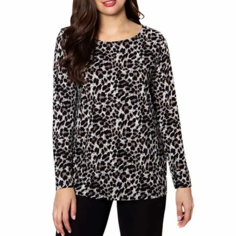 Mario Serrani Super Soft Lightweight Leopard Print Tunic TopTunicTopRonin