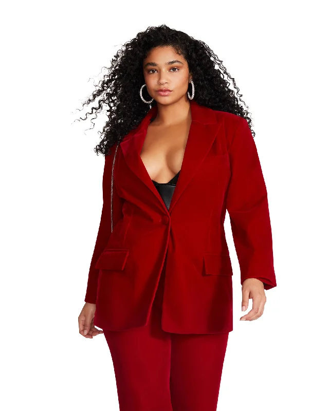 HARLOW BLAZER REDBlazerpattern