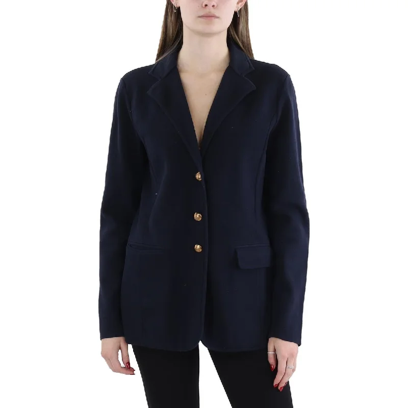 Lauren Ralph Lauren Womens Cotton Blend Office Suit JacketBlazerdunk