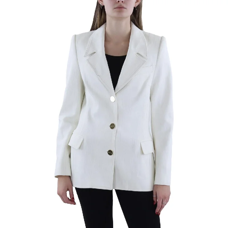 Sergio Hudson Womens Solid Workwear Suit JacketBlazergame