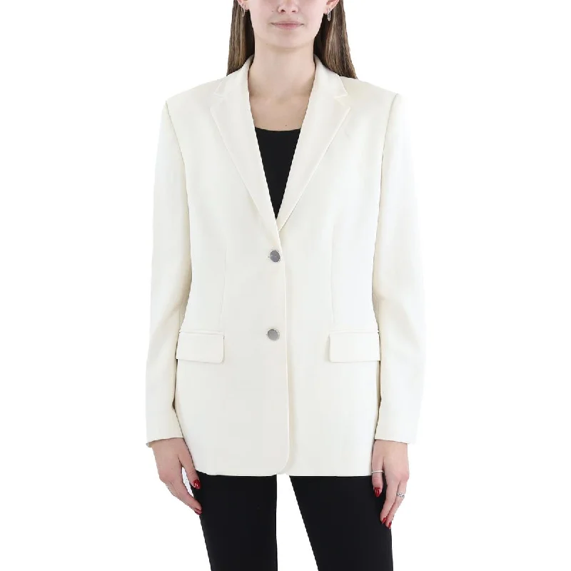 Theory Womens Solid Office Two-Button BlazerBlazerblockchain