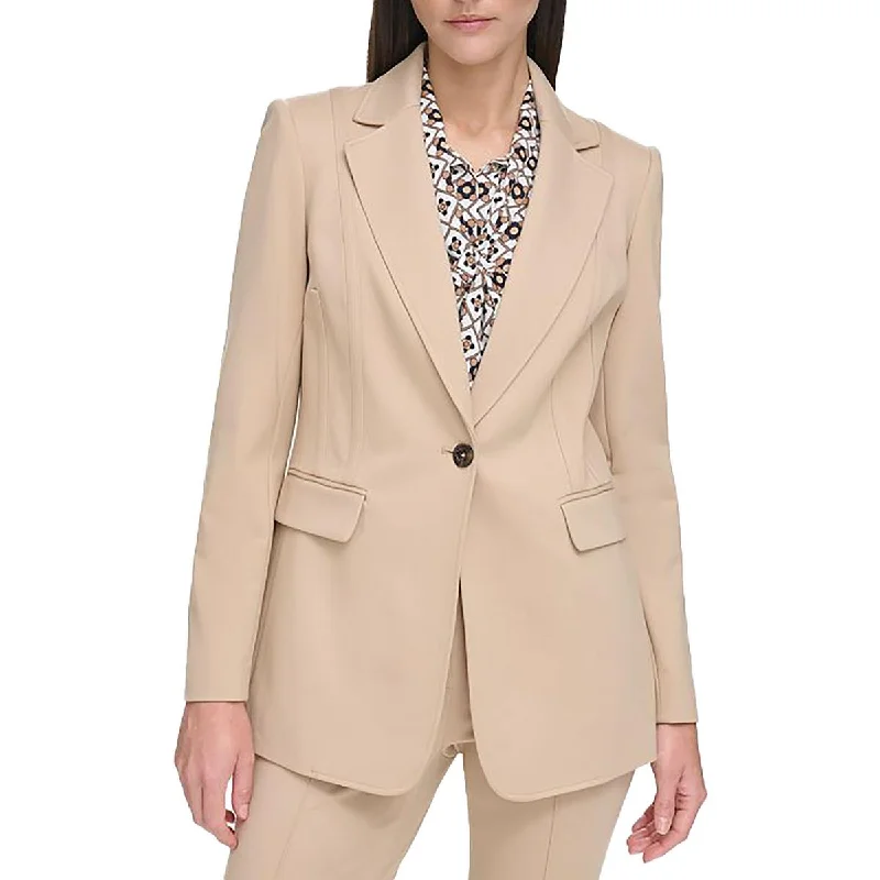 Tommy Hilfiger Womens Notch Collar Suit Separate One-Button BlazerBlazerblockchain