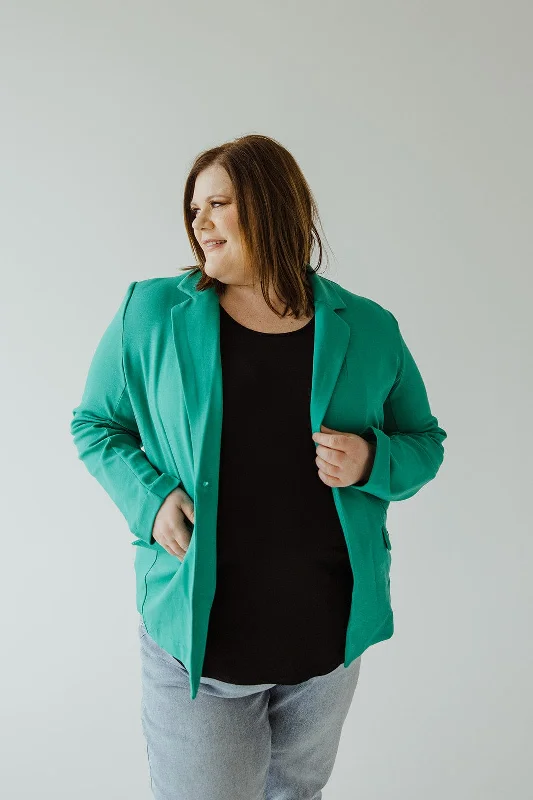 SOLID KNIT BLAZER IN EMERALD CITYBlazerdunk