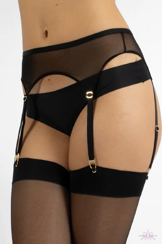 TightactivewearCette Lulu Black Suspender Belt