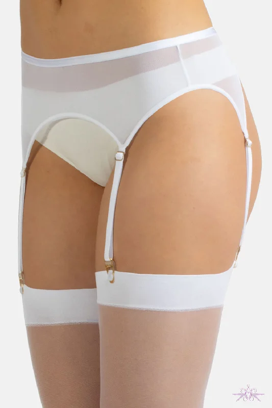 TightsleeveCette Lulu White Suspender Belt